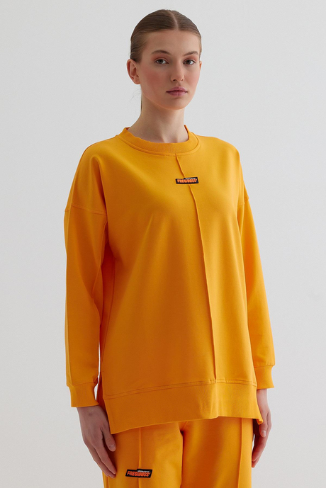 Oranj Oversize Örme Takım SS23TK4698OR