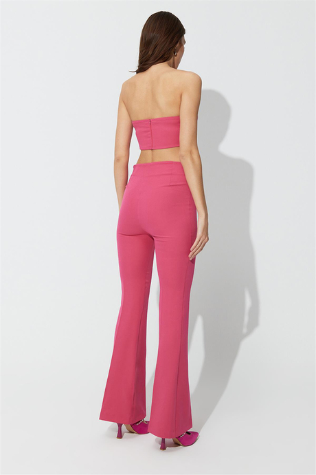 Pembe Fermuarlı Büstiyer SS23CT4724PE