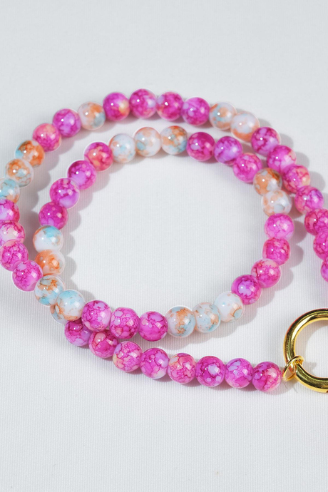 Pembe İnci Kolye