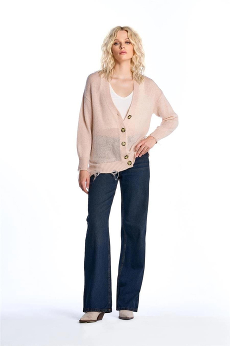 BEJ YIRTIK DETAYLI HIRKA