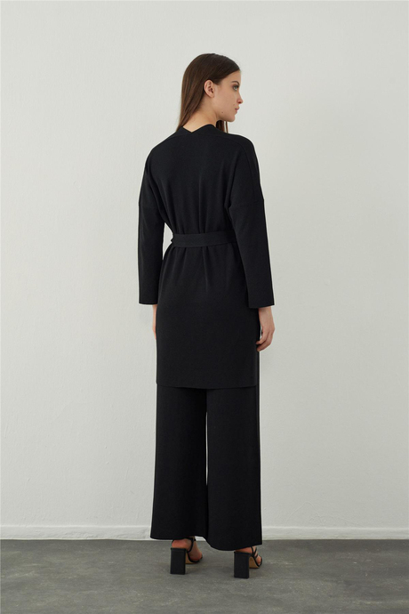 Boru paça basic triko pantolon