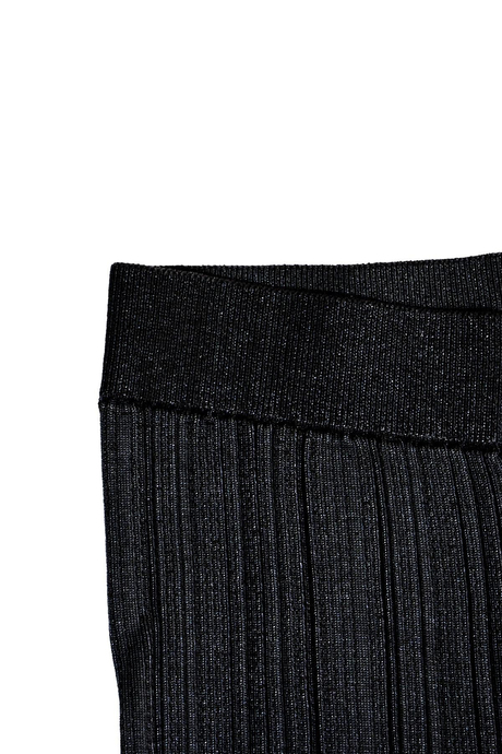Siyah Fitilli Pantolon