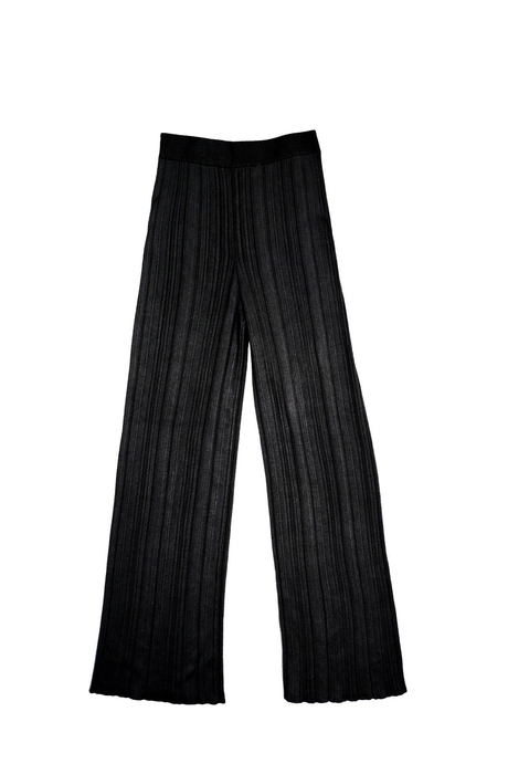 Siyah Fitilli Pantolon