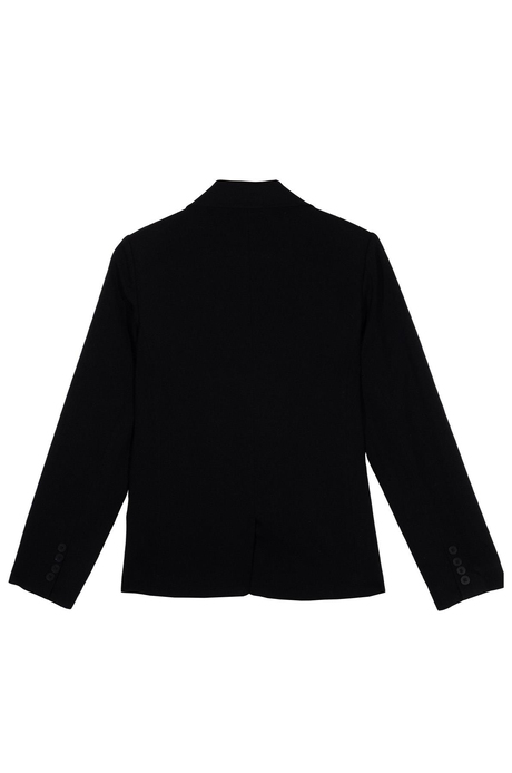 Siyah Jean Detaylı Blazer
