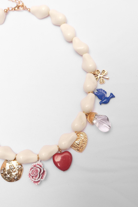 Suni İncili Charm Kolye