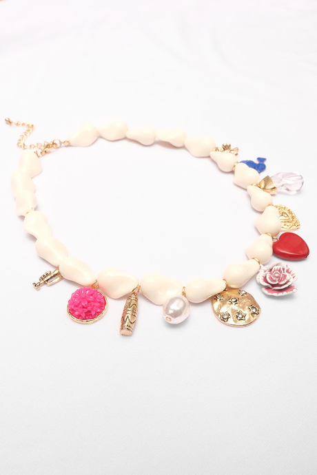 Suni İncili Charm Kolye