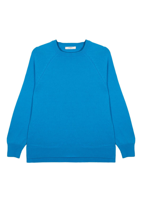 Turkuaz Bisiklet Yaka Kazak