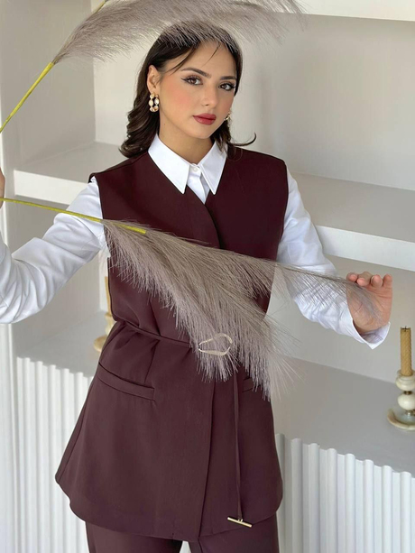 ALA YELEK TAKIM Kahverengi