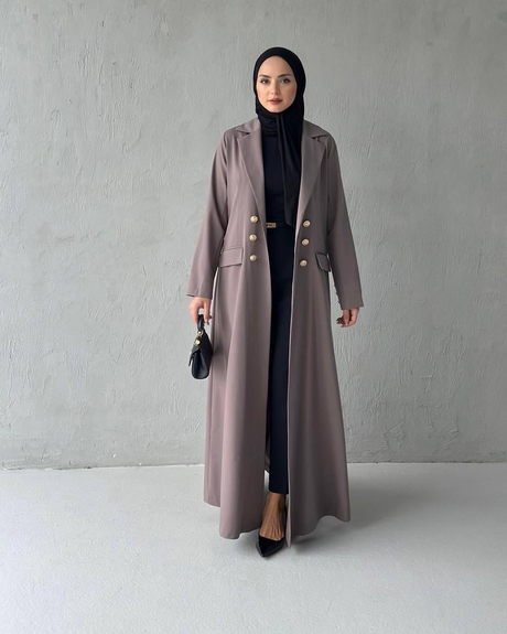ALARA KREP ABAYA Vizon