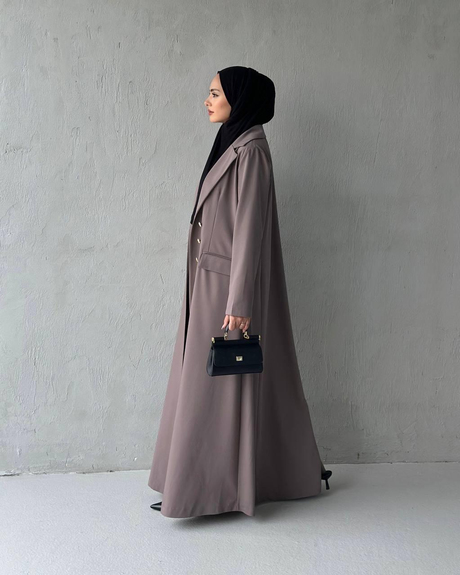 ALARA KREP ABAYA Vizon
