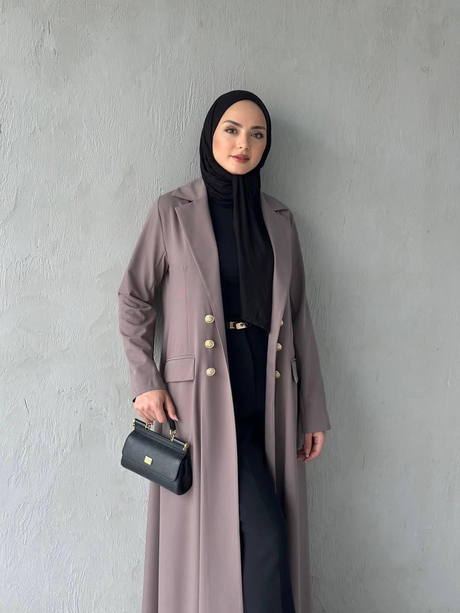 ALARA KREP ABAYA Vizon