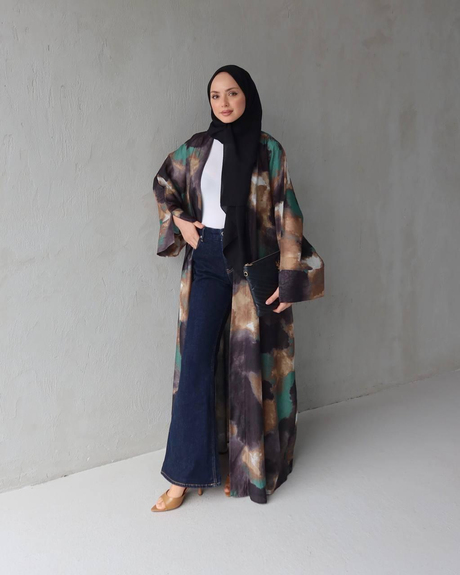 ASİA KİMONO ABAYA Haki