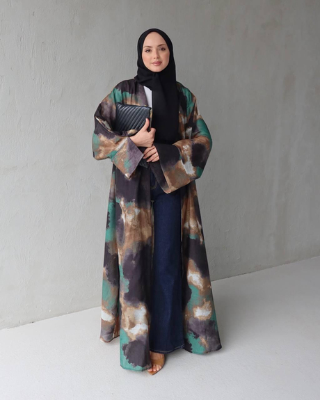 ASİA KİMONO ABAYA Haki