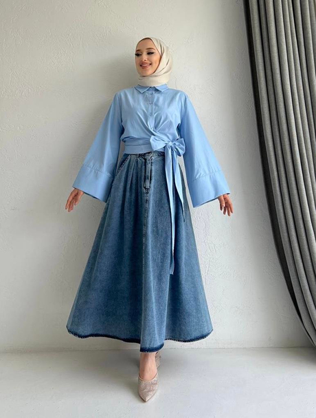 Bağlamalı Gömlek Mavi - Moda AlaBağlamalı Gömlek Mavi