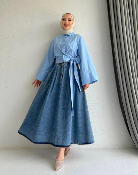 Bağlamalı Gömlek Mavi - Moda AlaBağlamalı Gömlek Mavi