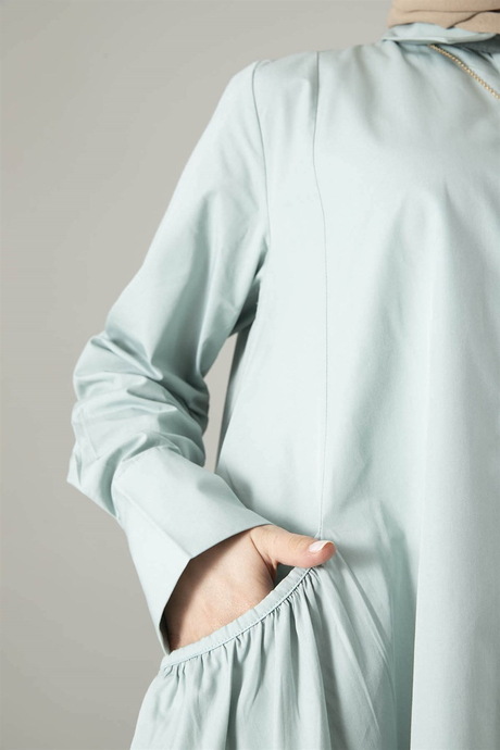 Balon Cepli Tunik - Mint
