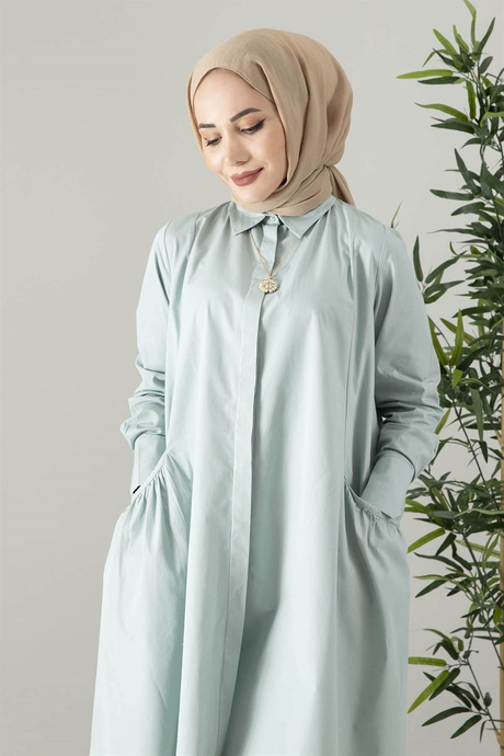 Balon Cepli Tunik - Mint