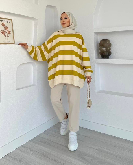 Bark Oversize Sweatshirt Yağ Yeşili