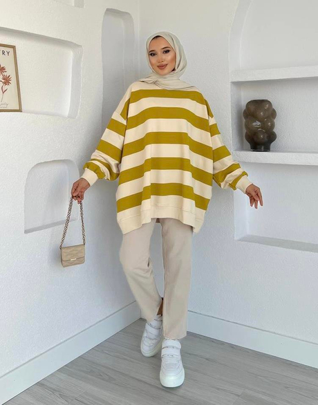 Bark Oversize Sweatshirt Yağ Yeşili