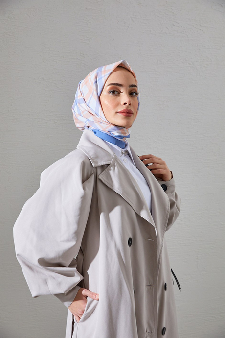 İndirimli Tesettür Giyim Modelleri | Moda Ala ile Şıklık Seninle | Bel Bağlamalı Trenç TaşBel Bağlamalı Trenç Taş