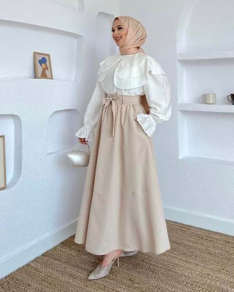 Belden Bağlamalı Etek Pudra - Moda AlaBelden Bağlamalı Etek Pudra