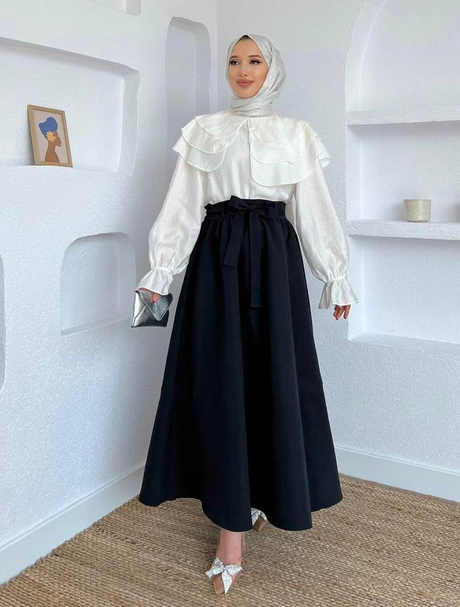 Belden Bağlamalı Etek Siyah - Moda AlaBelden Bağlamalı Etek Siyah