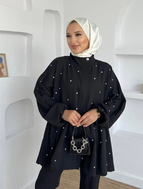 Çakma Taşlı Takım Siyah - Moda AlaÇakma Taşlı Takım Siyah