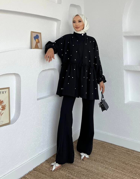 Çakma Taşlı Takım Siyah - Moda AlaÇakma Taşlı Takım Siyah