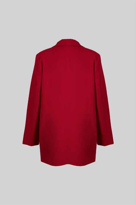 Cepli Blazer Ceket Kırmızı