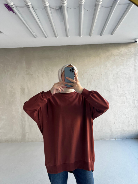 CHE OVERSİZE SWEAT Kiremit