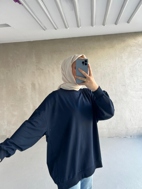 CHE OVERSİZE SWEAT Lacivert