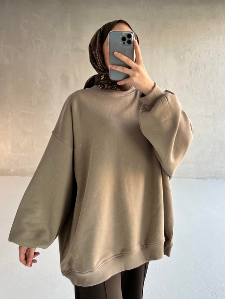 CİTY BASİC SWEAT Bej