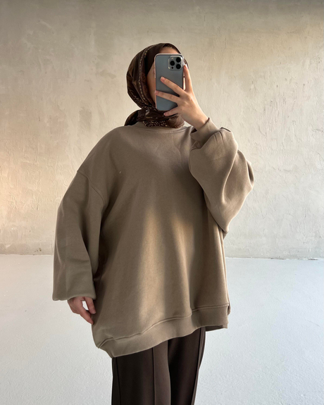 CİTY BASİC SWEAT Bej