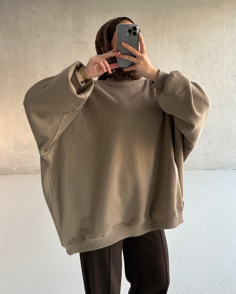 CİTY BASİC SWEAT Bej