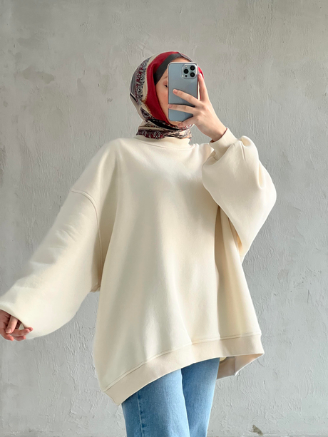 CİTY BASİC SWEAT Ekru