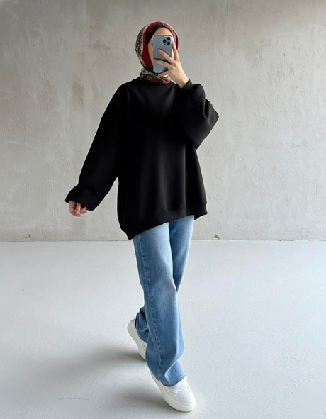CİTY BASİC SWEAT Siyah
