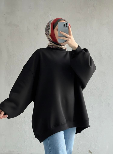 CİTY BASİC SWEAT Siyah