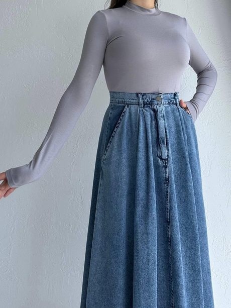Desenli Balıkçı Body Koyu Gri