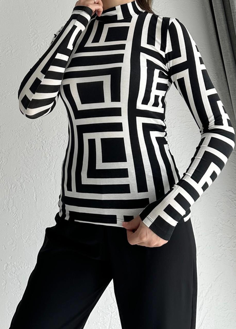 Desenli Balıkçı Body Labirent
