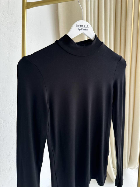 Desenli Balıkçı Body Siyah