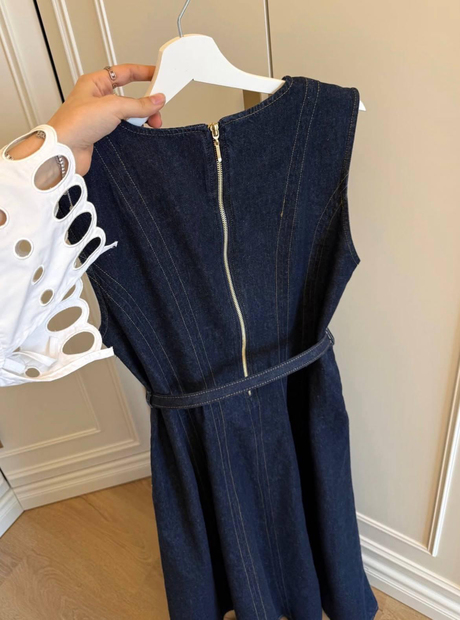 Etika Denim Jile Koyu Kot – Uzun Tesettür Kot Jile ElbiseETİKA DENİM JİLE Koyu Kot