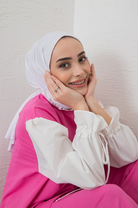 Gömlek Detaylı Basic Takım Pembe