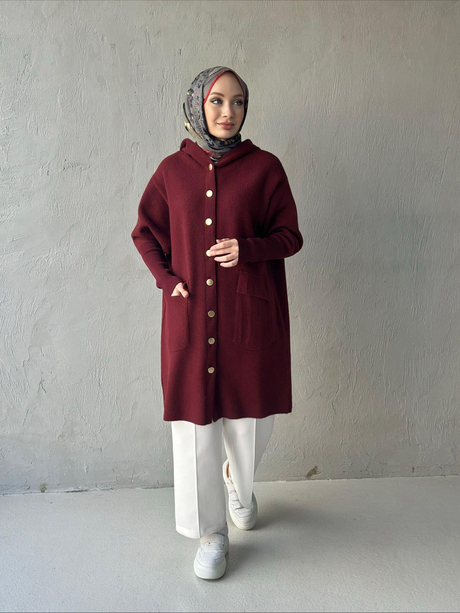 KEÇE ANGORA HIRKA Bordo