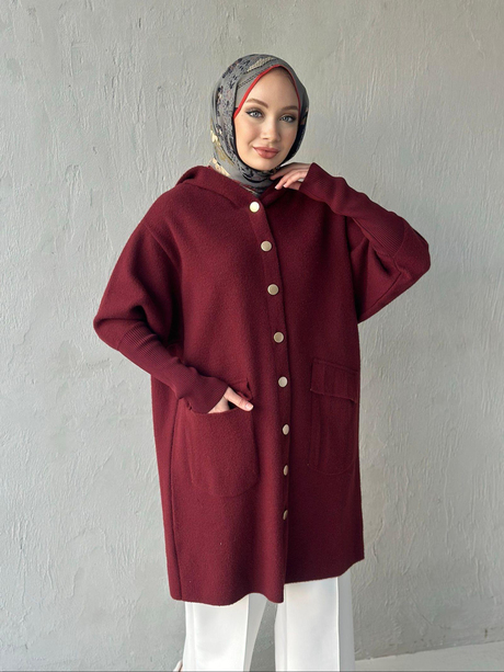 KEÇE ANGORA HIRKA Bordo