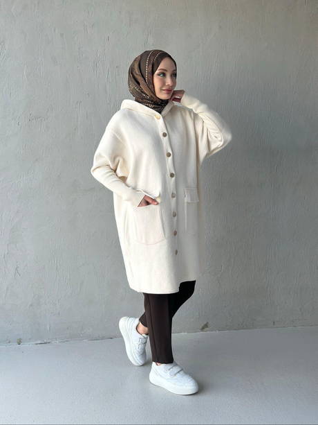 KEÇE ANGORA HIRKA Ekru