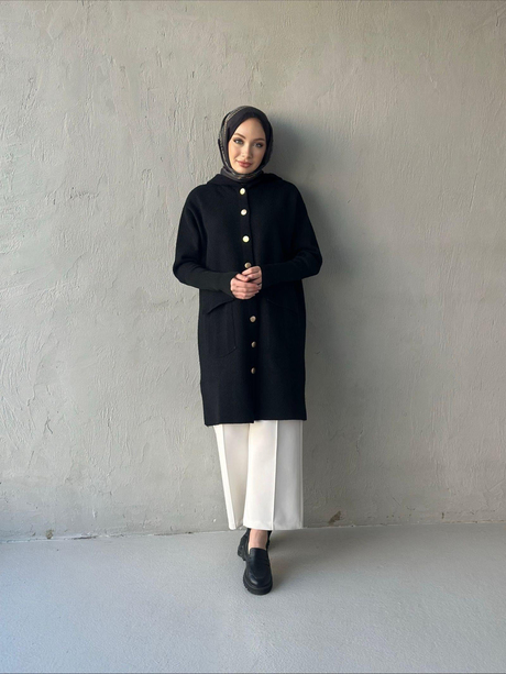 KEÇE ANGORA HIRKA Siyah
