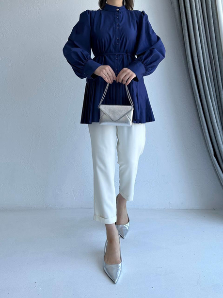 Kendal Gömlek Lacivert | Moda AlaKendal Gömlek Lacivert