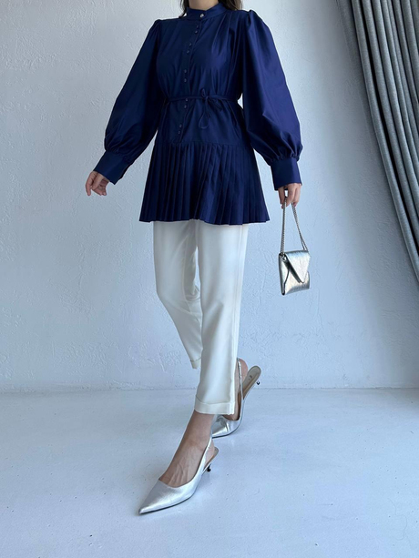Kendal Gömlek Lacivert | Moda AlaKendal Gömlek Lacivert