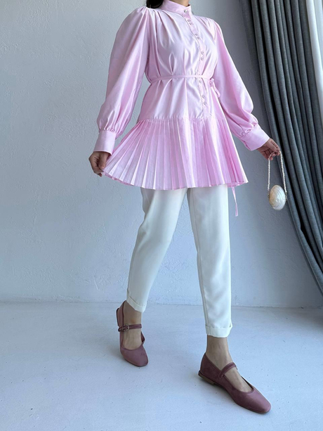 Kendal Gömlek Pembe | Moda AlaKendal Gömlek Pembe