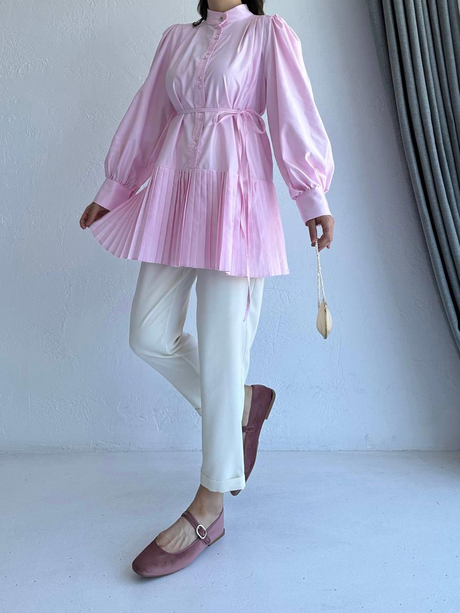 Kendal Gömlek Pembe | Moda AlaKendal Gömlek Pembe